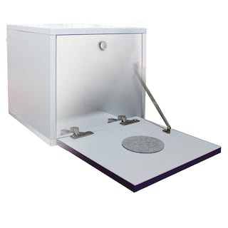 Foto 2 | Foto 2 | Buro Flotante Mueble Recamara Mdf Iluminacion Luz Led Blanco