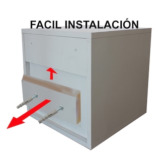 Foto 3 | Foto 3 | Buro Flotante Mueble Recamara Mdf Iluminacion Luz Led Café