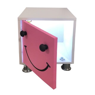 Foto 1 | Foto 1 | Buró para Recamara Rosa Luz led Interna Infantil de MDF