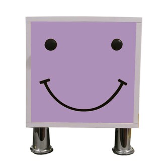 Foto 1 | Foto 1 | Buró de Noche Infantil Luz Led MDF Armado Morado
