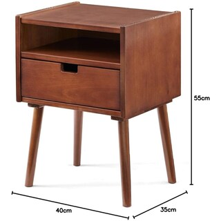 Foto 7 | Foto 7 | Mesa de Noche Nooz Eclectic Madera Laminada Auxiliar de Almacenamiento