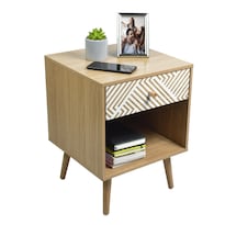 Buró Top Living Moon Marrón Y Blanco