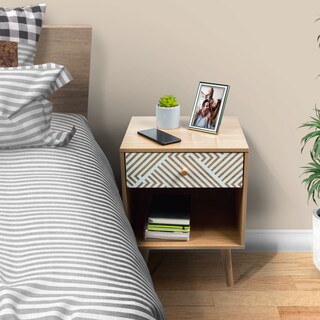 Foto 5 | Foto 5 | Buró Top Living Moon Marrón Y Blanco