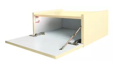 Foto 1 | Foto 1 | Buro Mesa Flotante De Noche Luz Led Niños Mariposa Beige