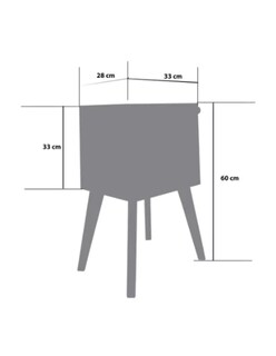 Foto 5 | Foto 5 | Buró con Luz Led Minimalista Ensamblado Blanco