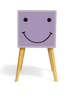 Foto 1 | Foto 1 | Buró Mesa Noche Niños Calidad Luz Led Lila