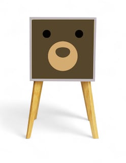 Foto 1 | Foto 1 | Buró Oso para Niños con Luz Led