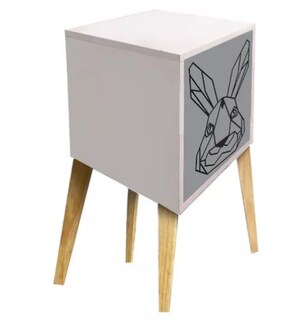 Foto 2 | Foto 2 | Buró Infantil Minimalista Blanco con Luz Led