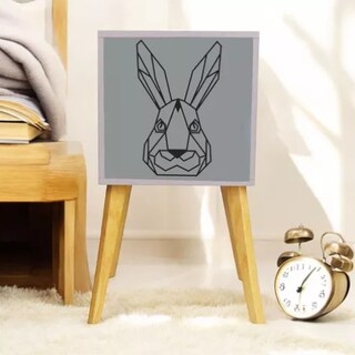 Foto 3 | Foto 3 | Buró Infantil Minimalista Blanco con Luz Led