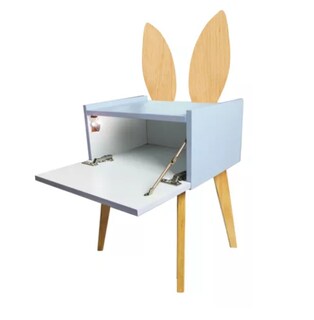 Foto 4 | Foto 4 | Buro Mesa Noche Orejas Conejo Recamara Niño Bebe Luz Led