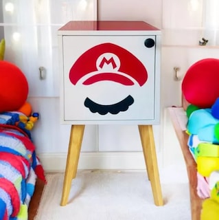 Foto 3 | Foto 3 | Buró Recamara Niños Mario Y Luigi Decorativo Organizador Led