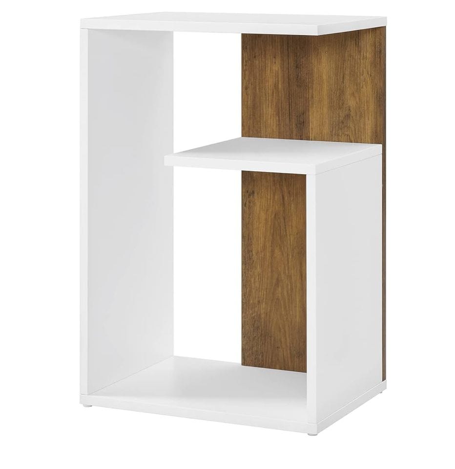 Buró Minimalista Blanco Recámara Mesa de Noche