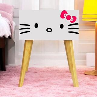 Foto 4 | Foto 4 | Buró Mesa De Noche Recámara Niñas C/luz Kitt Almacenamiento