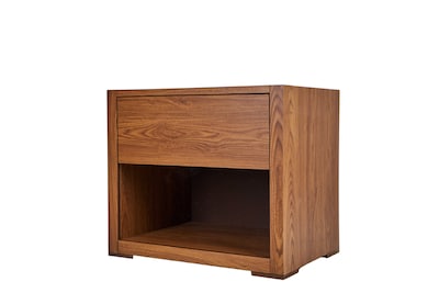 Foto 3 | Foto 3 | Buró Con 1 Cajón Y 1 Espacio De Almacenamiento Color Nogal - Acabado En Melamina