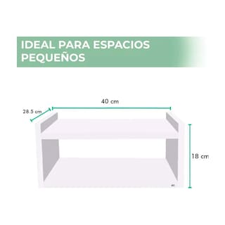 Foto 3 | Foto 3 | Buró Repisa Flotante Minimalista Eo Safe Imports Esi-18879 Color Blanco