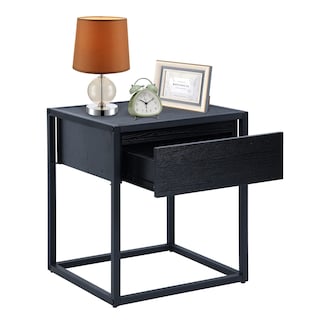 Foto 1 | Foto 1 | Buró Furniturer Slender Negro 43 X 43 X 50 Cm