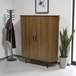 Buró Para Recámara Mesa De Noche Maple Moderno Minimalista