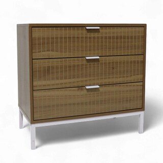 Foto 3 | Foto 3 | Buró Mesita De Noche Clara Cajonera Para Recámara 3 Cajones