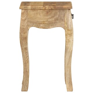 Foto 6 | Foto 6 | Mesita De Noche Vidaxl De Mango Macizo Rústica Con Cajón - Venta Internacional.