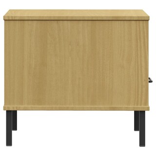 Foto 6 | Foto 6 | Mesita De Noche Vidaxl De Madera Maciza De Pino Marrón Con Cajón 45 X 45 X 45 Cm - Venta Internacional.