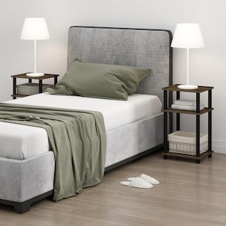 Foto 3 | Foto 3 | Mesita De Noche Furinno Just  De 3 Niveles  Turn-tube  Almacenamiento Abierto - Venta Internacional.