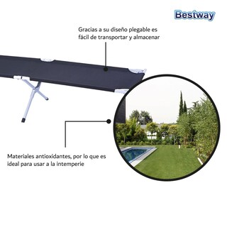 Foto 3 | Foto 3 | Catre Cama Acampar Plegable Pavillo Bestway 1.90cm 68065 Camping
