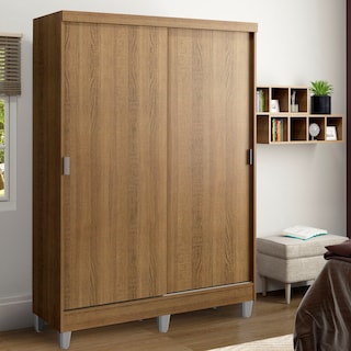 Foto 1 | Foto 1 | Closet Luke Madesa 2 Puertas Corredizas Madera con Pies color Marrón