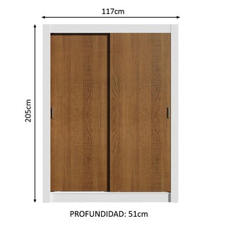 Foto 3 | Foto 3 | Closet Madesa Dallas Plus 2 Puertas Corredizas 4 Cajones