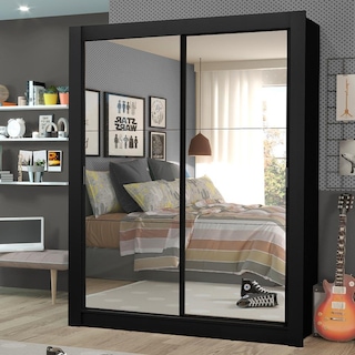 Foto 1 | Foto 1 | Closet Madesa Dallas Plus 2 Puertas Corredizas con Espejos 4 Cajones