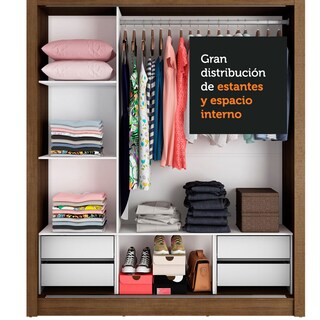 Foto 5 | Foto 5 | Closet Madesa Marrón con Espejo