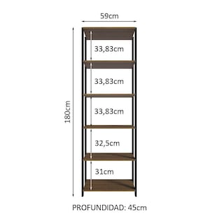 Foto 3 | Foto 3 | Closet Madesa Valencia Marrón 59 cm