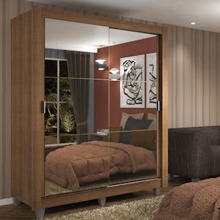 Foto 1 | Foto 1 | Closet Madesa Dallas con Patas 2 Puertas Corredizas con Espejos 2 Cajones