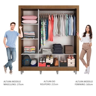 Foto 4 | Foto 4 | Closet Madesa Monaco con Patas 3 Puertas Corredizas con Espejos