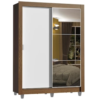 Foto 2 | Foto 2 | Closet Madesa Dallas Plus con Patas 2 Puertas Corredizas 1 Espejo 4 Cajones