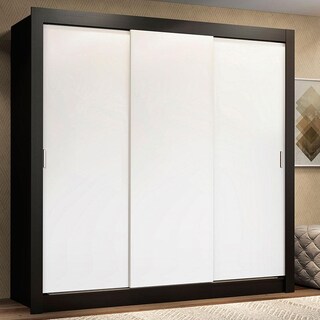 Foto 2 | Foto 2 | Ropero Madesa Lyon 3 Puertas Corredizas 2 Cajones Negro