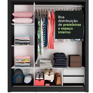 Foto 6 | Foto 6 | Closet Madesa Lyon 3 Puertas Corredizas 1 Espejo 2 Cajones