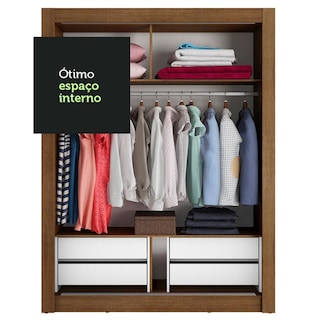 Foto 6 | Foto 6 | Closet Madesa Dallas Plus 2 Puertas Corredizas 4 Cajones