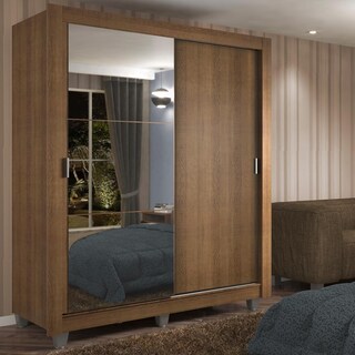 Foto 1 | Foto 1 | Closet Madesa Dallas con Patas 2 Puertas Corredizas 1 Espejo 2 Cajones