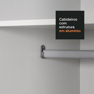 Foto 6 | Foto 6 | Ropero Madesa Dallas 2 Puertas Corredizas Con Espejo 2 Cajones Blanco