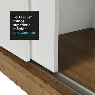 Foto 7 | Foto 7 | Closet Madesa Lyon con Patas 3 Puertas Corredizas 1 Espejo 2 Cajones