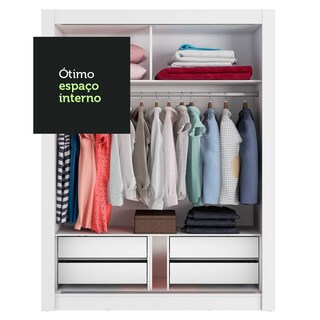 Foto 7 | Foto 7 | Closet Madesa Dallas Plus 2 Puertas Corredizas 4 Cajones