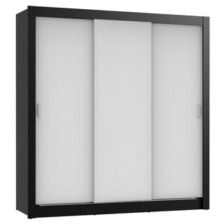 Foto 1 | Foto 1 | Ropero Madesa Lyon Plus 3 Puertas Corredizas 4 Cajones Negro