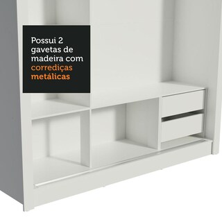 Foto 8 | Foto 8 | Ropero Madesa Lyon 3 Puertas Corredizas 1 Con Espejo 2 Cajones Blanco