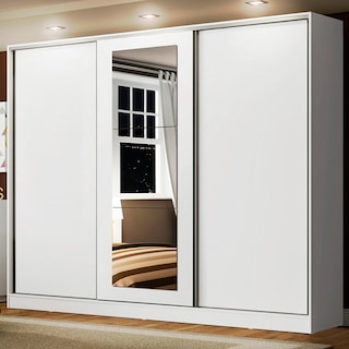 Foto 2 | Foto 2 | Ropero Closet Madesa Eros 3 Puertas 1 Espejo BB Blanco