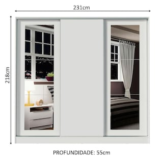 Foto 3 | Foto 3 | Closet Madesa Blanco con 3 Puertas