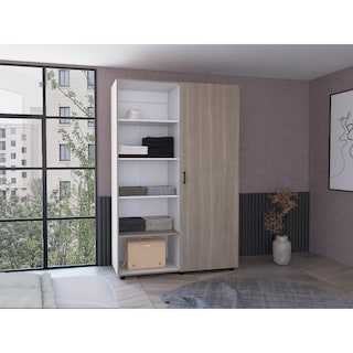Foto 1 | Foto 1 | Closet Eco Bardolino y Blanco Virtual Muebles