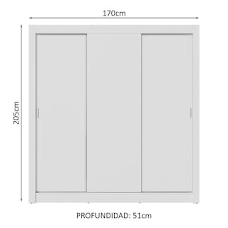 Foto 3 | Foto 3 | Ropero Closet Madesa 3 Puertas Bb 02