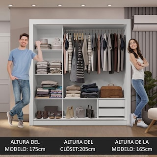 Foto 5 | Foto 5 | Ropero Closet Madesa 3 Puertas Bb 02