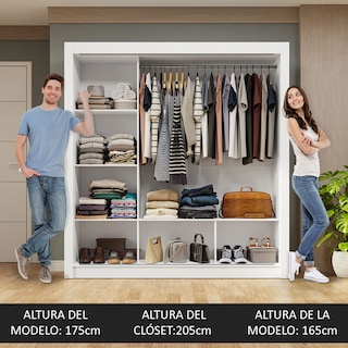 Foto 5 | Foto 5 | Ropero Closet Madesa 3 Puertas Bm