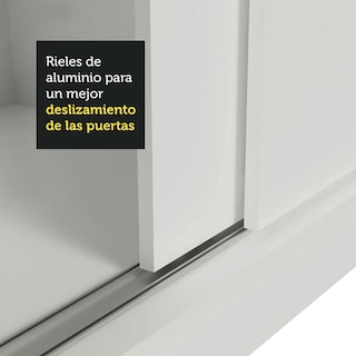 Foto 7 | Foto 7 | Ropero Madesa Luke 2 Puertas Correderas De Madera Marrón